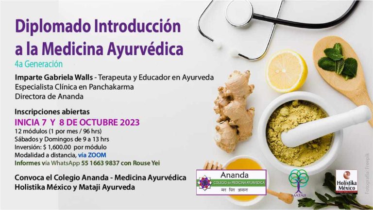 Diplomado Introducción a la Medicina Ayurvédica 2023