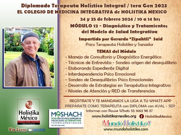 Cartel Modulo 12 Diagnostico Salud Integrativa Gerardo Said 2024